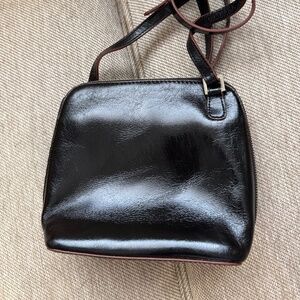 Hobo Black Leather Crossbody